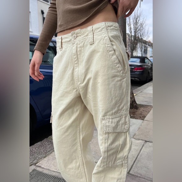 Brandy Melville Pants & Jumpsuits Brandy Melville Beige Allegra